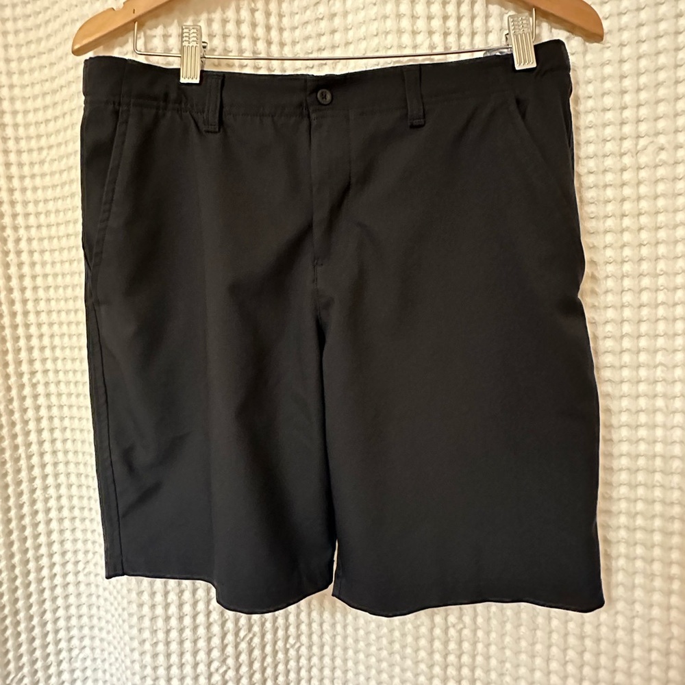 Under Armour Black Golf Shorts